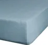 Prześcieradło Jersey niebieskie 220x200 30cm bawełna Podgląd zdjęcia produktu 3