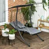 Outsunny Hollywoodschaukel, Gartenschaukel mit Kissen, Produktbild-Vorschau 10
