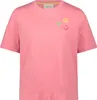 Cartoon (230) Shirt Kurz 1/2 Arm Patch Pink/Orange Patch Produktbild-Vorschau 1