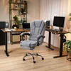 A home office setup with two desks, a chair, and shelving. Produktbild-Vorschau