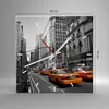 Wanduhr - Quadrat - Glasuhr - Amerika New York City Straße Produktbild-Vorschau 3