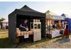 Gartenpavillon mit 3 Wänden, 3 x 3 m, schwarz, Plonos Produktbild-Vorschau 12