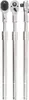 Three views of an extendable ratchet wrench. Voir les images du produit