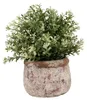 Clayre & Eef bloempot, diameter 13 cm, hoogte 9 cm, beige, Productafbeelding-voorbeeld 2