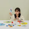 Viga Houten Match Kleurenspel Peacock Tail Montessori + Productafbeelding-voorbeeld 8