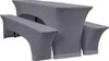 Elastische Biertischhussen Hellgrau 3er-Set 220x50x70cm Produktbild-Vorschau 1