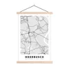 MuchoWow® Textilposter Stadtplan der Stadt - Meerbusch - Produktbild-Vorschau 1