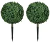 HOMCOM, set van 2 kunstplanten, grote buxus, 70 cm, Productafbeelding-voorbeeld 1