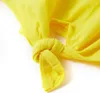 Kinder-T-Shirt Gelb Gr. 116 mit Muschel Aufdruck Produktbild-Vorschau 6