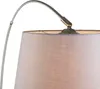 Nowoczesna lampa łukowa ze stali z szarym abażurem z Podgląd zdjęcia produktu 7