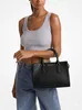 Michael Kors Damen Handtasche Sheila Medium Satchel Schwarz Produktbild-Vorschau 2