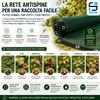 Rete Antispina Raccolta Olive 8x12 MT in PE Anteprima dell’immagine prodotto 9