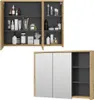 Badspiegelschrank Vicco Viola Eiche/Anthrazit 100 x 75 cm, Produktbild-Vorschau 4