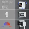 A collage of images showing different features and controls of a shower system. Náhled obrázku produktu