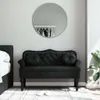 Panchina con cuscino in velluto nero 120,5x65x75 cm Anteprima dell’immagine prodotto 8