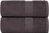 Hochwertig Gästetücher 2 Stk. Anthrazit 30x50 cm 360 g/m² Produktbild-Vorschau 1