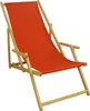 Gartenstuhl terracotta Sonnenliege Strandstuhl Sonnendach Produktbild-Vorschau 10