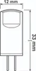Osram P PIN 10 0.9W/2700K G4 LED-Kapsel, Sockel G4, 0,9 Produktbild-Vorschau 6
