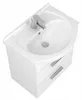 Badmöbel Set mit Waschbecken Keramik 50 cm ASPEN Waschtisch Produktbild-Vorschau 2