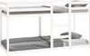 vidaXL Etagenbett Weiß 80x200 cm Massivholz Kiefer Produktbild-Vorschau 1