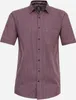 REDMOND Herren Freizeithemd Kurzarm Kent Comfort Rot Produktbild-Vorschau 1