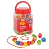 Bigjigs Toys Aufreihperlen aus Holz in einem Glas Produktbild-Vorschau 4