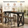 Tribesigns 140 cm Bartisch, industrieller Tresentisch mit Produktbild-Vorschau 6