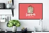 MuchoWow® Gerahmtes Poster Reisekoffer - Weiß - Rosa 60x40 Produktbild-Vorschau 3