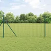 vidaXL Recinzione in ferro rivestito in PVC, verde, 1 x 25 Anteprima dell’immagine prodotto 2