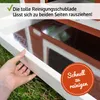 zooprinz Hühnerstall Betty Rot | mit Auslauf Sonnen- und Produktbild-Vorschau 4