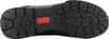 The sole of a black boot is shown from an underneath view. Produktbild-Vorschau