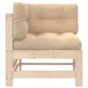 vidaXL Ecksofa mit Kissen Massivholz Kiefer -  Produktbild-Vorschau 4