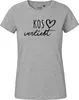 Huuraa Damen T-Shirt Kos verliebt XXL Sport Grey Bio Produktbild-Vorschau 2
