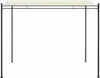 vidaXL Pavillon Stoff Cremeweiß Produktbild-Vorschau 3