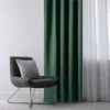 Zasłona blackout 90% na taśmie z szarfą 140x175 cm zielona Podgląd zdjęcia produktu 6