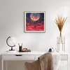 Gerahmtes Poster - Rahmen in heller Eiche - Mond Schaukel Produktbild-Vorschau 6