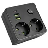 MasterLED Schuko-Steckdosenadapter Modi 2-fach mit USB-C, 2 Produktbild-Vorschau 1