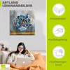 ARTland Leinwandbild Stiefmütterchen Größe: 30x30 cm Produktbild-Vorschau 3