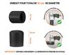 Kappen für Rundrohre 30 mm Schwarz 5 Stück Stuhlbeinkappe Produktbild-Vorschau 2