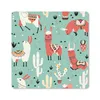 MuchoWow® Mauspad Mousepad Lama - Muster - Kaktus 30x30 cm Produktbild-Vorschau 1