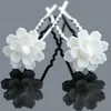 Elegante Haarnadel White Flower - Stilvoller Haarschmuck Produktbild-Vorschau 1