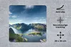 MuchoWow® Mauspad Mousepad Panoramablick Lofoten Norwegen Produktbild-Vorschau 2