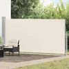 vidaXL Marquise latérale extensible 160x500 cm Crème Voir les images du produit 2
