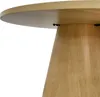 Tavolo da pranzo rotondo scandinavo 120 cm effetto legno Anteprima dell’immagine prodotto 5