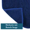 MSV Badteppich/Badematte fur den Boden - petrolblau - 40 x Produktbild-Vorschau 2
