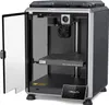 A 3D printer with its door open, showing the build platform and print head. Produktbild-Vorschau