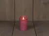 Kaars wax rustiek bewegende vlam 7,5x12,5 cm antiek roze Productafbeelding-voorbeeld 1