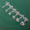Solitär Ohrstecker Silber 925 Ohrringe mit Zirkonia 2.5 mm Produktbild-Vorschau 3