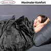 Fleece Kuscheldecke 150x200 cm Flauschiges Polyester Produktbild-Vorschau 4
