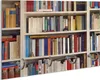 Wallario Schlüsselbrett aus Glas, Motiv: Weißes Bücherregal Produktbild-Vorschau 1